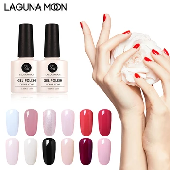 

Lagunamoon 10ML Classic Gel Nail Polish UV LED Soak Off Varnish Lacquer Manicure Pedicure Gel Polish Stamping Lucky Gellak