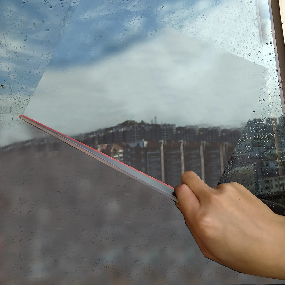 Window tint squeegee vinyl wraps for glass cleaner