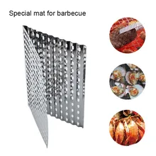 Нержавеющая сталь высокая термостойкость Складной Безопасный антипригарный коврик для барбекю торт делая инструменты кухонные инструменты Прямая поставка