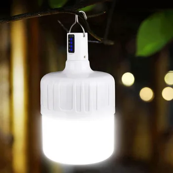

Street Vendor Useful Product Solar USB Charging LED Bulb Wireless Night Market China Mobile Bulb Camping Light