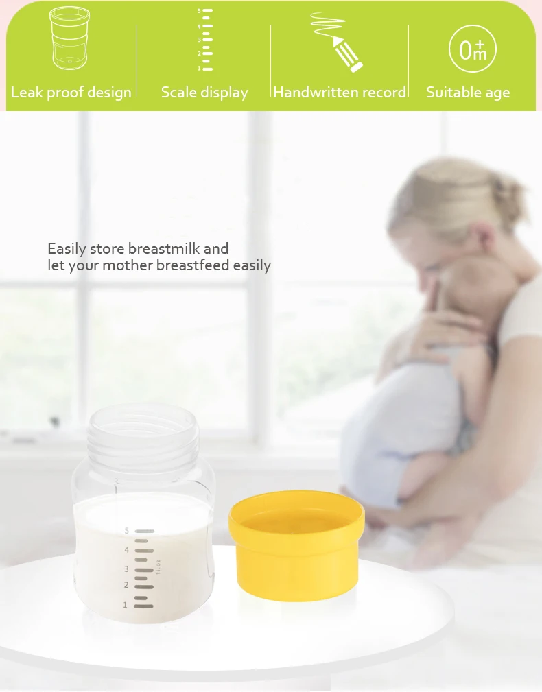 Hogokids 3 шт./компл. коробка для сухого молока бутылка для хранения грудного молока широкая горловина для молока, стаканы для хранения без добавления бисфенола А