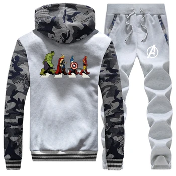 

New style Men Fashion pant suit Sweatshirt +Sweatpants Mens Clothes 2 Pieces Sets Autumn Spring Sports Suit Slim fit Tracksuits