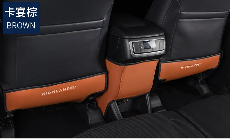 BeingWins Автомобиль Стайлинг для Toyota Highlander 15-19 хвост/заднее сиденье анти-удар Pad