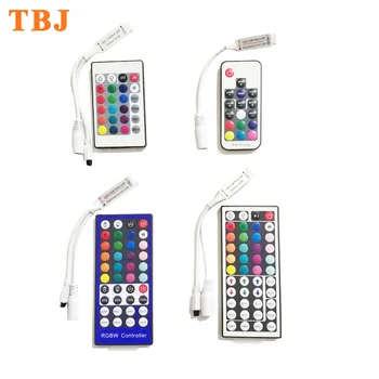 

17/24/40/44 Key Mini IR RF Remote Controller Dimmer for RGB RGBW LED Strip Light