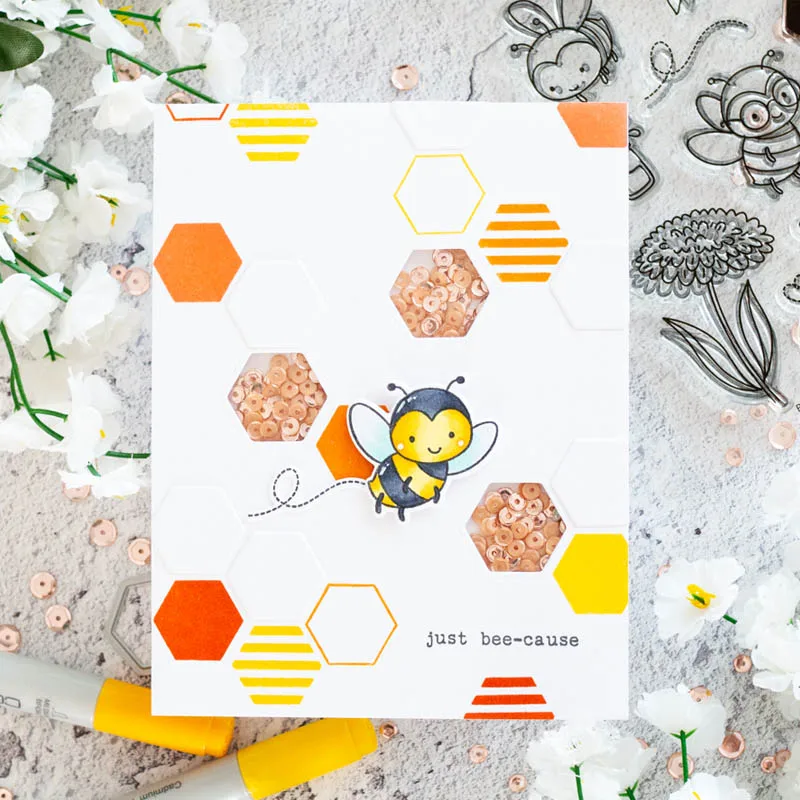 Honey Bee Коллекционирование honey Lush элегантный цветок клубника лист счастливое слово прозрачные штампы для скрапбукинга и открыток «сделай сам»