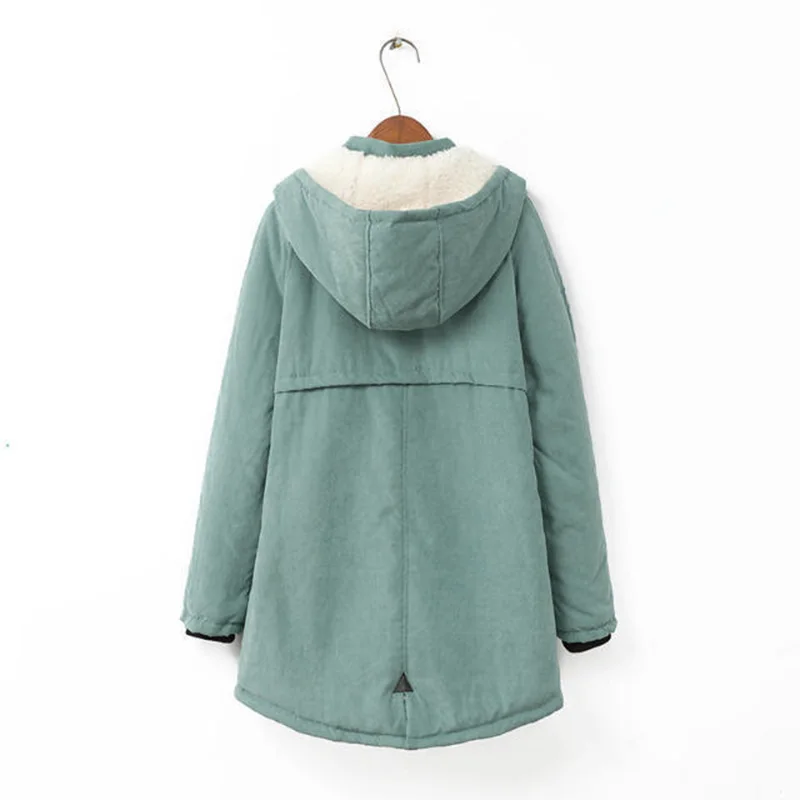 Зимняя парка размера плюс с капюшоном 4XL Зимний пуховик с капюшоном Женская куртка более размера зимняя женская куртка-пуховик плотное пальто