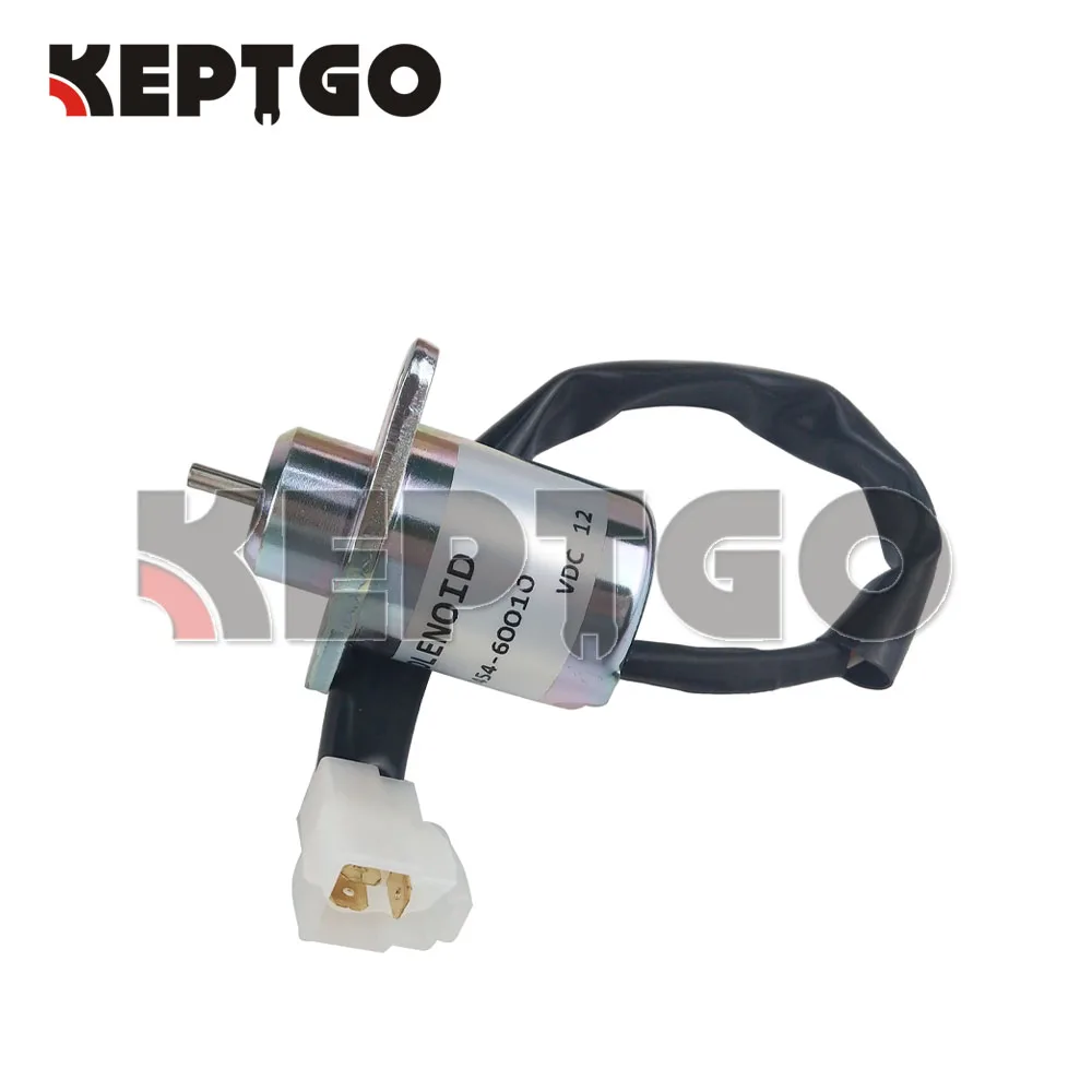New 17454 60010 16616 60010 12V Fuel Shut Off Solenoid For Kubota B1700