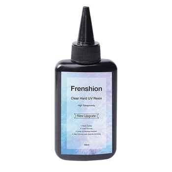 

1Pc 100ml Clear Hard UV Resin Glue Ultraviolet Curing Epoxy Resin for DIY Nail Art Jewelry Making Crafts Decorations