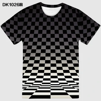 

Men's Digital Print T-Shirt 3DT Shirt Trendy Round Neck Short Sleeve T-Shirt