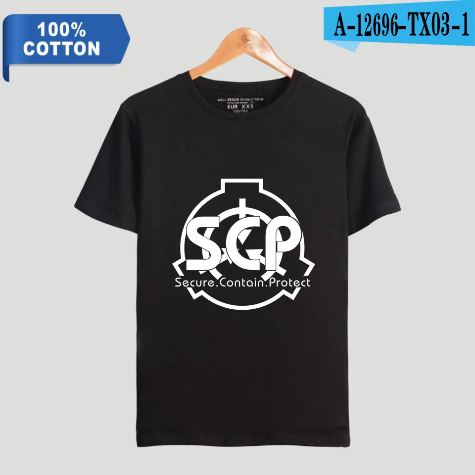 Scp Foundation хлопковая Футболка женская и мужская одежда горячая Распродажа летние футболки с коротким рукавом Kpops топ размера плюс 4xl - Цвет: Picture color
