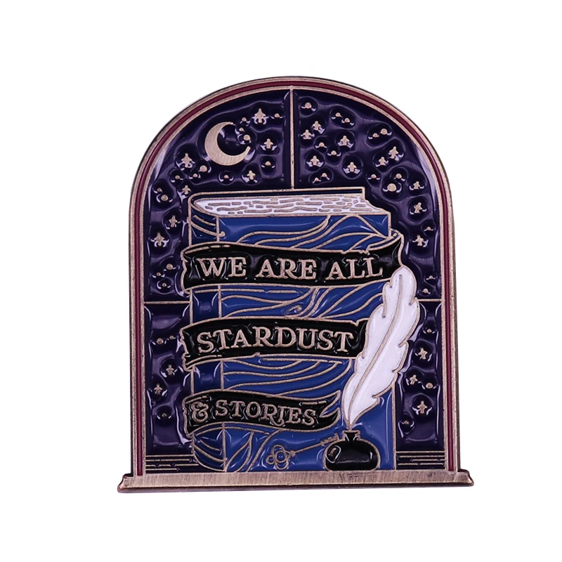 The Starless Sea Quotes Erin Morgenstern The Starless Sea Quote Brooch Magical Book Pin Lyrical  Fantasy Stories Jewelry|Brooches| - Aliexpress