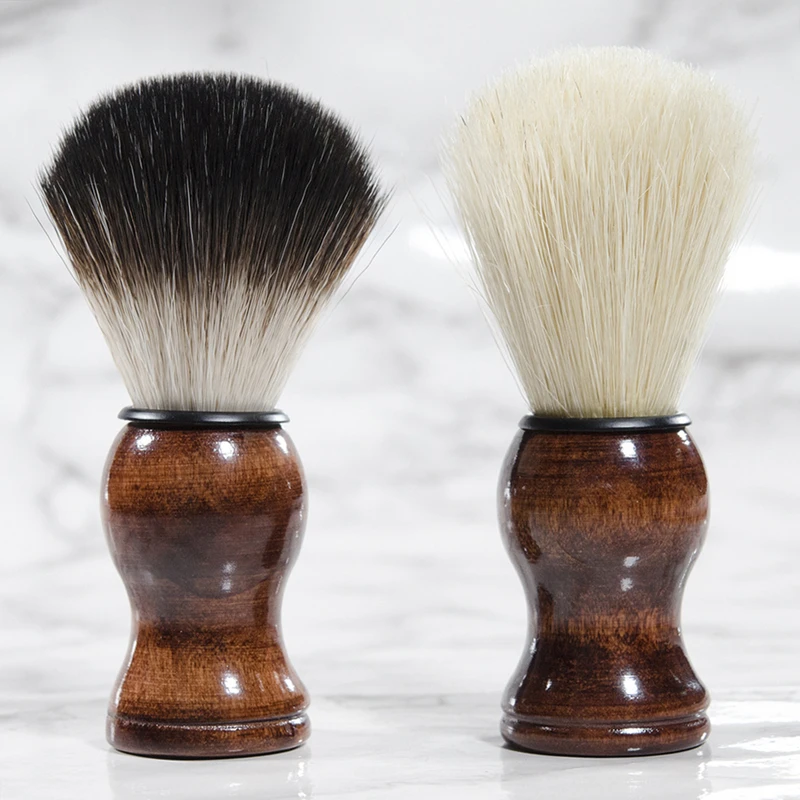 

HAWARD Razor Men's Shaving Brush Beard Brush Men's Beauty Tools Shaving Tools Wood Handle + Synthetic Hair or Bristles Hair