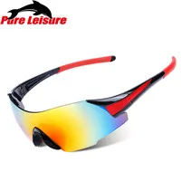 blackred PureLeisure поляризационные очки с 1 линзой для вождения, подходят для солнцезащитных очков, рыболовные клип для очков, солнцезащитные очки Polar Pescar Len - Цвет: blackred