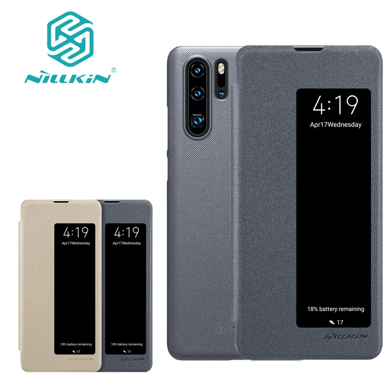 Для huawei P30 Pro Чехол Nillkin Sparkle PU кожаный флип-чехол для huawei P30 lite защитный чехол для huawei P30 чехол