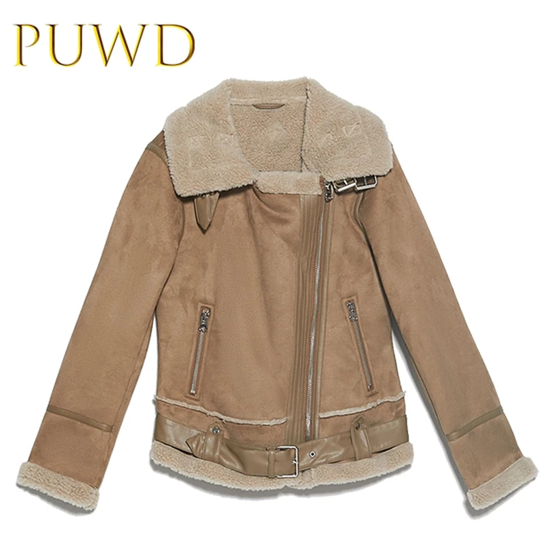 PUWD Новая двухсторонняя Меховая куртка