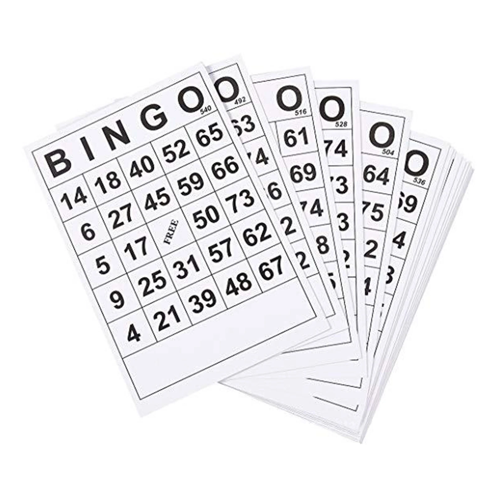 40Pcs Bingo Game Card Bingo Card for Fun Intellectual Development Plaything  (White) 5.9x7.1 Inches|Board Games| - AliExpress