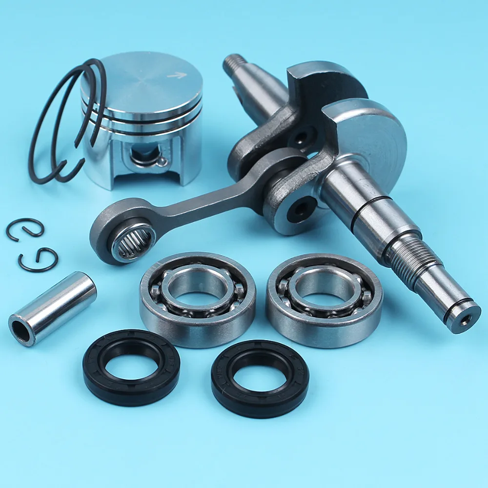 38mm Piston 10mm Pin Crankshaft Ball Bearings Oil Seals Kit For STIHL 018 MS180 Chainsaw OEM# 1130 030 2004/1132 0402 | Инструменты
