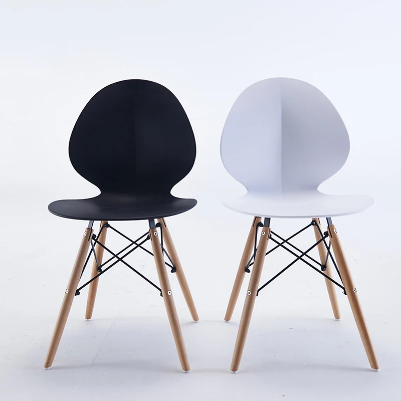 

Nordic INS Plastic Chair Restaurant Dining Chair Cafe Bar Office Meeting Computer Chair Family Bedroom Learning Plastic Chair