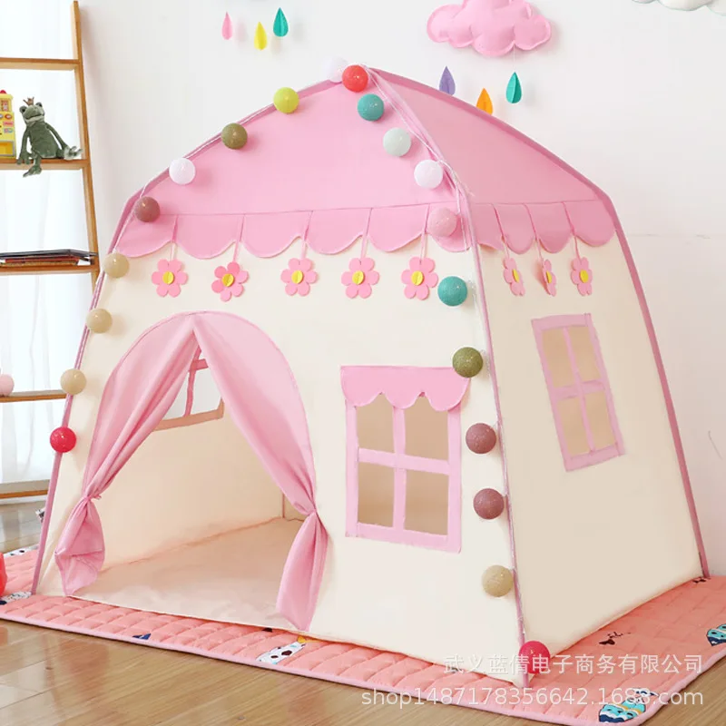 Children's Tent Baby Play House Super Large Room Flowers Blossoming House Tent Outdoor Tent Spot Kids Indoor Tent