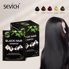 Sevich 10 шт./лот шампунь для мгновенных черных волос делает серые и белые волосы затемняющими блестящие за 5 минут макияж цвет волос шампунь Sevich 10 шт./лот шампунь для мгновенных черных волос делает серые и белые волосы затемняющими блестящие за 5 минут макияж цвет волос шампунь