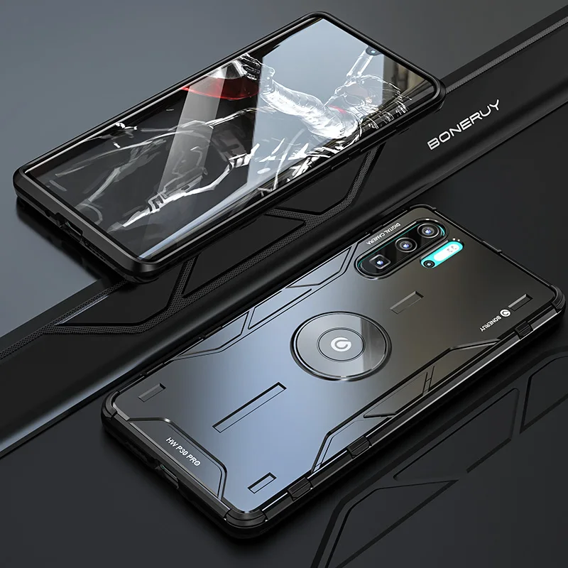 Luxury Aluminum Metal Bumper Case Cover For Huawei P30 Pro P40 Mate 20 Shockproof Phone Armor Back Covers P30Pro P 30 | Мобильные