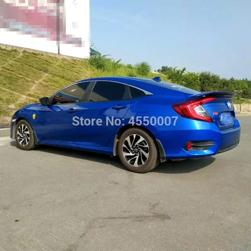 Для Honda Civic спойлер высокого качества ABS Материал заднее крыло праймер цвет задний спойлер для Honda Civic
