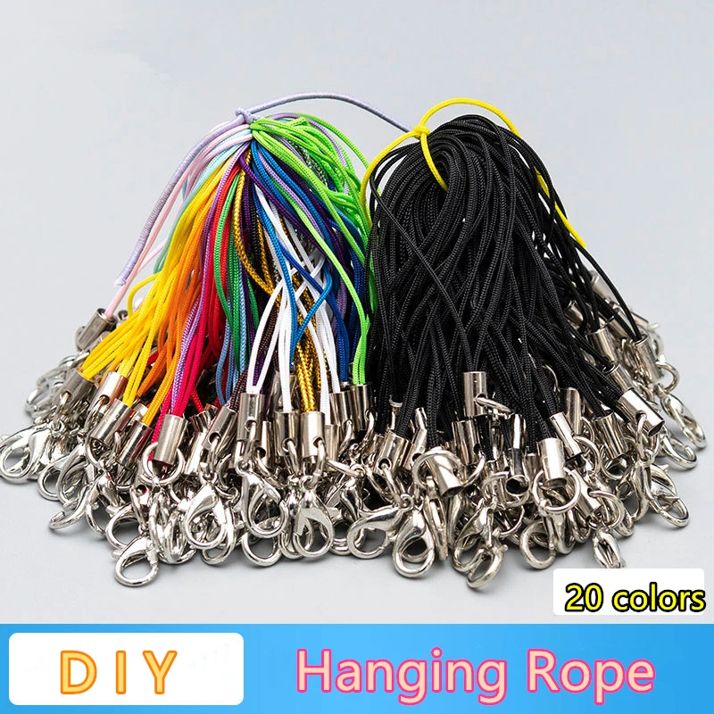 

Hanging Rope Twine String DIY Wool Felt Toy Pendant Home Decoration Accessories Color Twine Polyester Rope Phone& Key Pendant