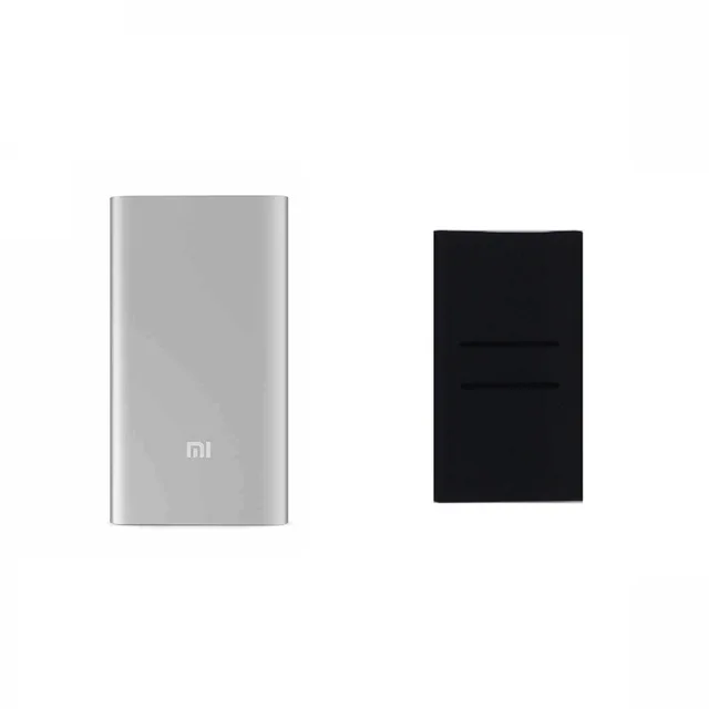 Add Black Case Xiao mi mi power Bank 5000 мАч портативное зарядное устройство тонкий 5000 мАч Внешний аккумулятор для iPhone samsung huawei - Цвет: Add Black Case