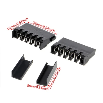 

30 SATA computers ATX hard drive power connector female housing 180 cap