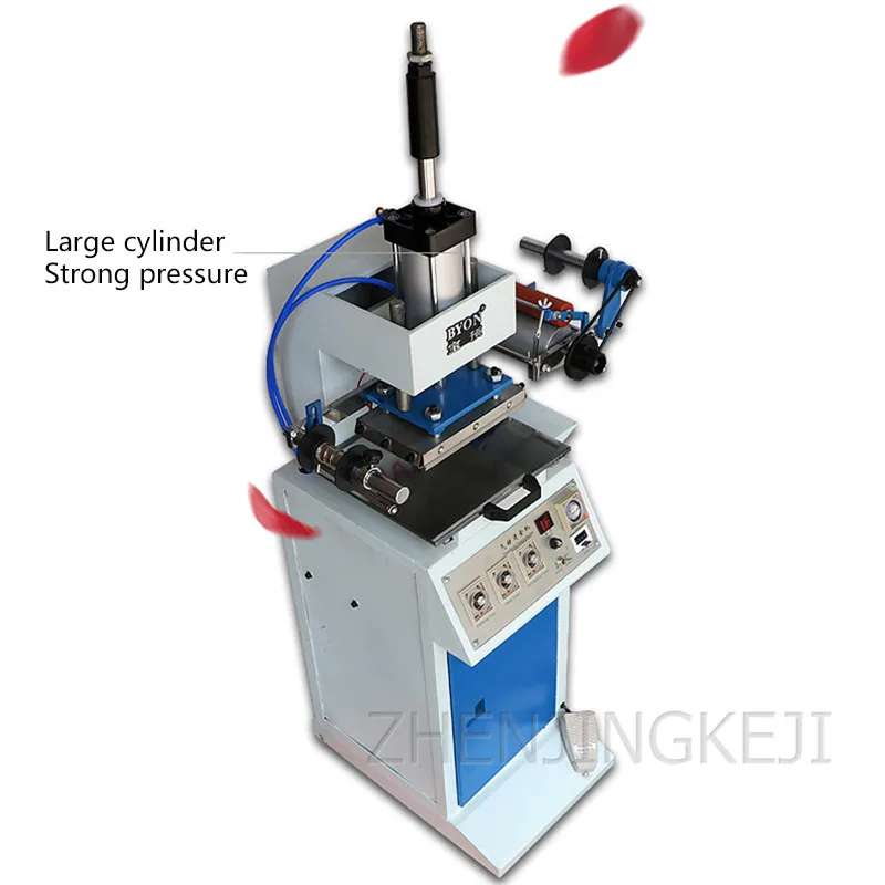 Pneumatic Automatic Bronzing Machine Leather Tag Business Card Hot Stamping Machine Branding Machine Efficient Ironing Machine
