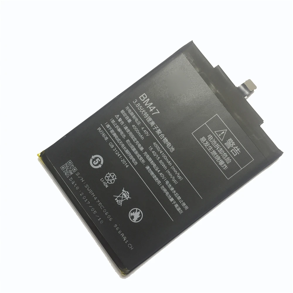 Аккумулятор BM47 для Xiaomi Redmi 3 3s 4x 3pro Hongmi 4x4100 мАч BM 47 сменная батарея|Аккумуляторы