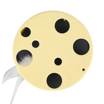 

Interactive Cat Chew Toy Automatic Teaser Training Cat Exercise Feather Bell Toy H55A