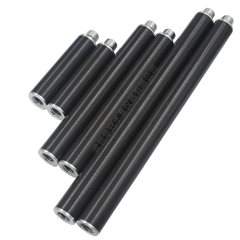 QASE High Strength Super Light Carbon Fiber Pole Black Centering Pole Carbon Fiber Rod GPS Extension Rod Diameter 25mm