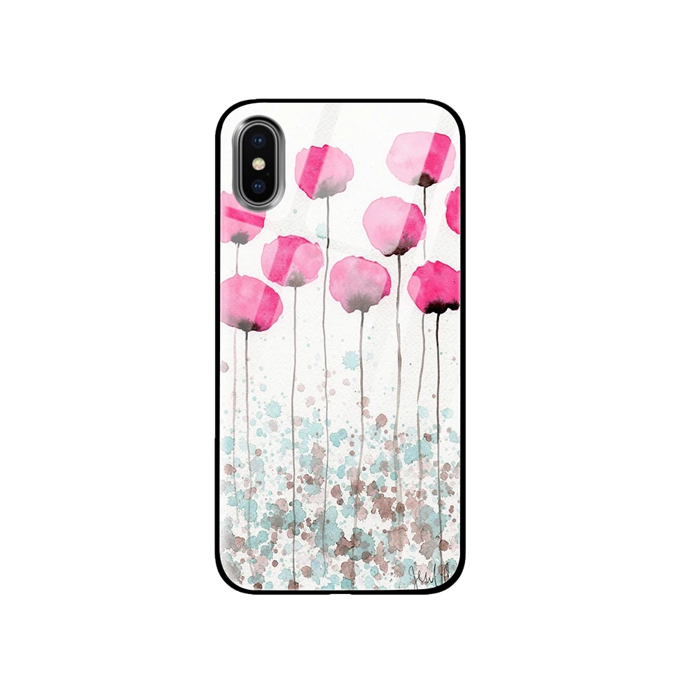 Keep walking аниме закаленное стекло Роскошные Чехлы для huawei P30 P20 mate 10 20 Honor 8 9 10 Pro Lite