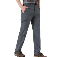 Мужские быстросохнущие походные брюки для альпинизма, треккинга, спорта, водонепроницаемые брюки NFE99