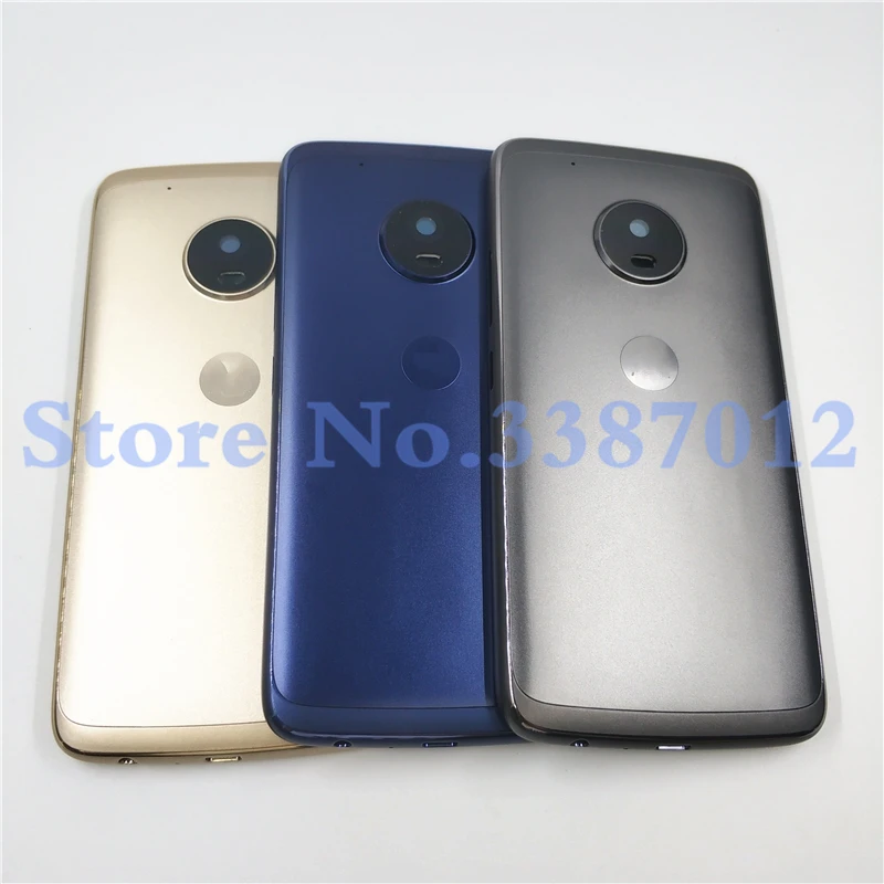 Для Motorola Moto G5 Plus XT1686 Задняя крышка батареи Совершенно новая средняя крышка рамка Корпус с объективом(без боковых кнопок