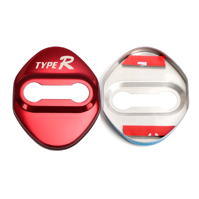 Car Door Lock Protective Covers Case For Honda Typer Civic Type R Accord CRV Hrv Jazz Car Styling Accessories 4pcs