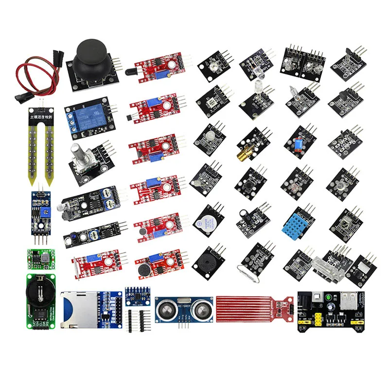 

37/45pcs Sensor Assortment Kit Module Starter for MCU Educ JAN88