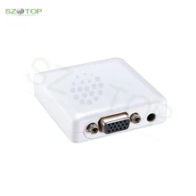 

VGA to HDMI Converter with USB charging cable VGA+R/L input to TMDS Support Video Input Audio Output
