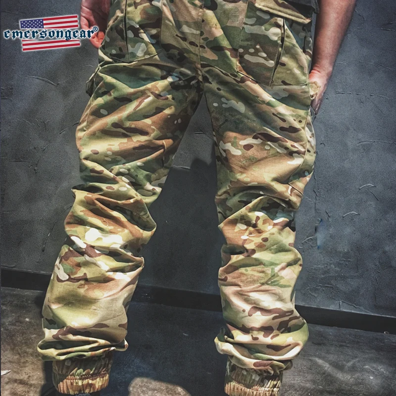 Брюки Emersongear мужские спортивные штаны Camoflage модные тактические брюки с ремешком