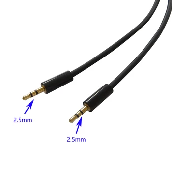 

1m 3ft Aux Cable 2.5mm to 2.5mm Audio cable For Car SmartPhone Speaker Headphone Moible Phone