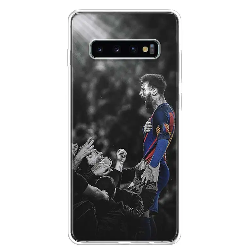 TW154-5 Месси крышка чехол для телефона для samsung Galaxy S10+ Note 10 9 8 S9 S8 J4 J6 J8 плюс S7 S6 корпус под плетенную сумку - Цвет: TW154-5