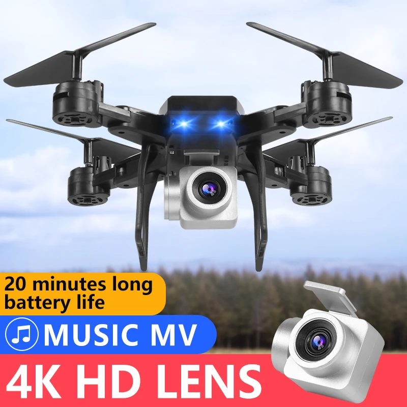 KY606D беспилотная камера д/у Квадрокоптер Вертолет с 4k HD Wifi 20 минут Fly air pressure Hover