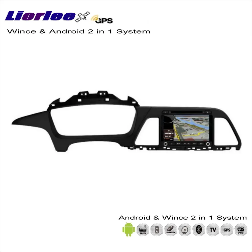 Для Hyundai Sonata YF 2015 2016 2017 Автомобильная Android-навигация Радио CD DVD аудио стерео видео