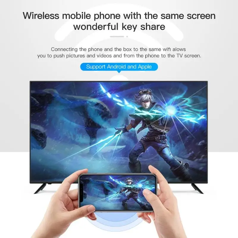 T95 супер Android 10,0 Allwinner H3 четырехъядерный 2G+ 16G WiFi 3D телеприставка