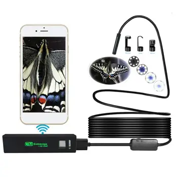 

Wifi Endoscope Camera Hd 1200P Mini Waterproof Hard Soft Wire Wireless Led Borescope Camera For Android Pc Ios Endoscope