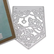 1 шт. Закладка высечки карты делая шаблон для скрапбукинга удар ремесло металла высечки штампы для изготовления карт