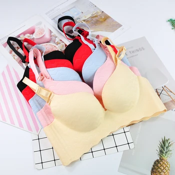 

Sexy Deep U Cup C Cup Women Bras Push Up Padded Lingerie Seamless Bra Wire Free Bralette Backless Plunge Female Intimates Bomg