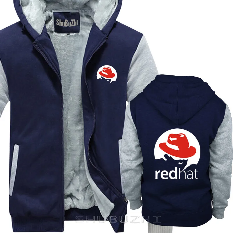 navy grey Красная Шапочка для верховой езды REDHAT LINUX теплое пальто хлопок shubuzhi бренд евро размер плотное худи мужские толстовки sbz5211 - Цвет: navy grey