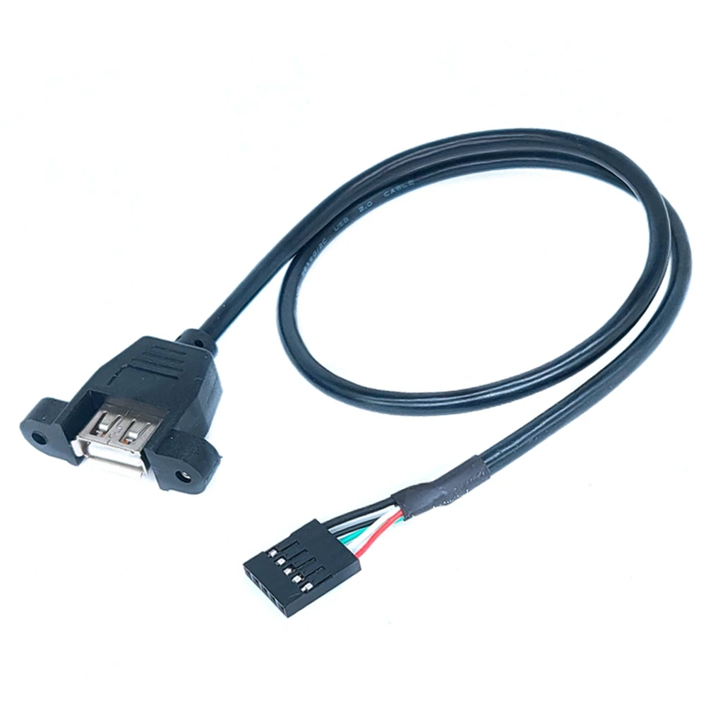 Материнская плата 5 pin auf USB 2 0 адаптер кабель с системой шраубе материнская 5Pin zu
